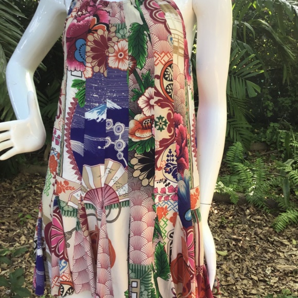 Vintage Adrian Barra silk mini Dress - Picture 7 of 8